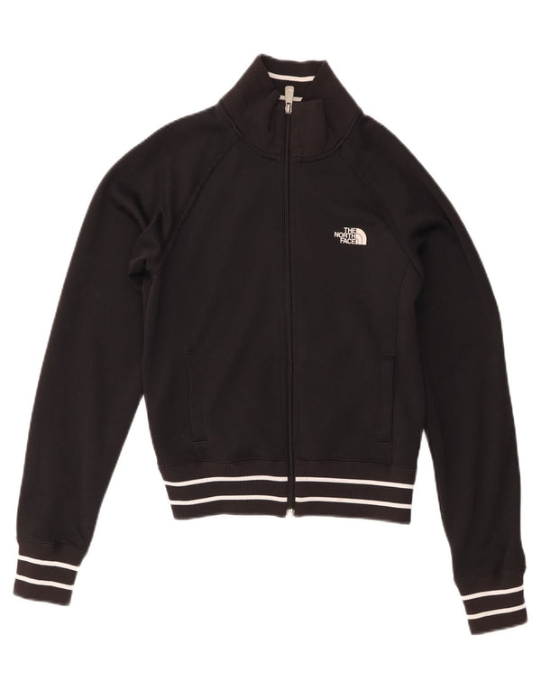 The North Face Damen-Trainingsanzug-Top-Jacke, Größe S, UK 8, Schwarz, Polyester