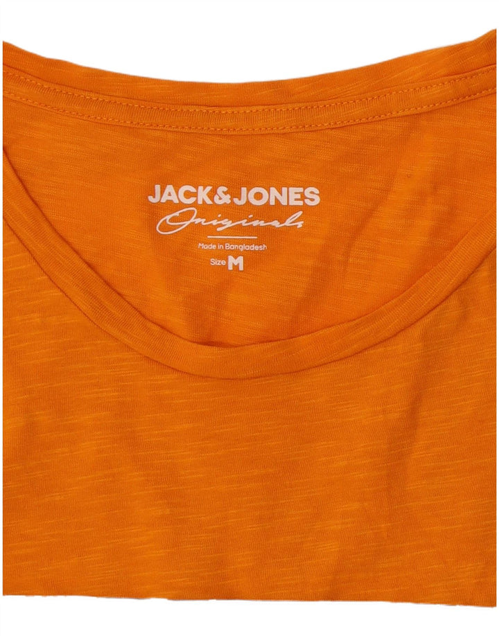 Jack & Jones Herren Grafik-T-Shirt-Oberteil Mittelorange