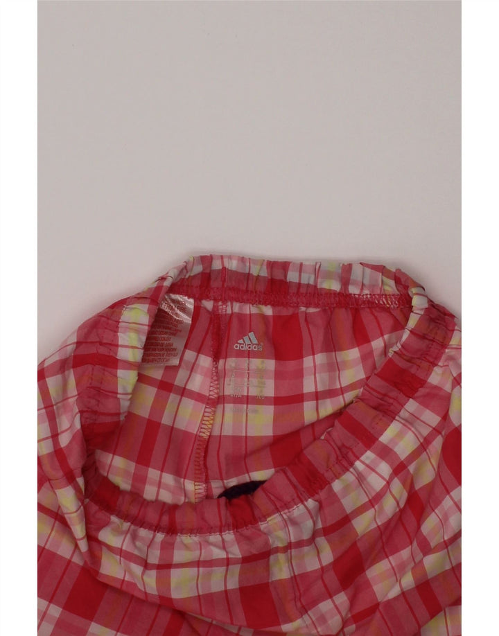 ADIDAS Freizeitshorts für Mädchen, 3–4 Jahre, W20, rosa kariert, Polyester