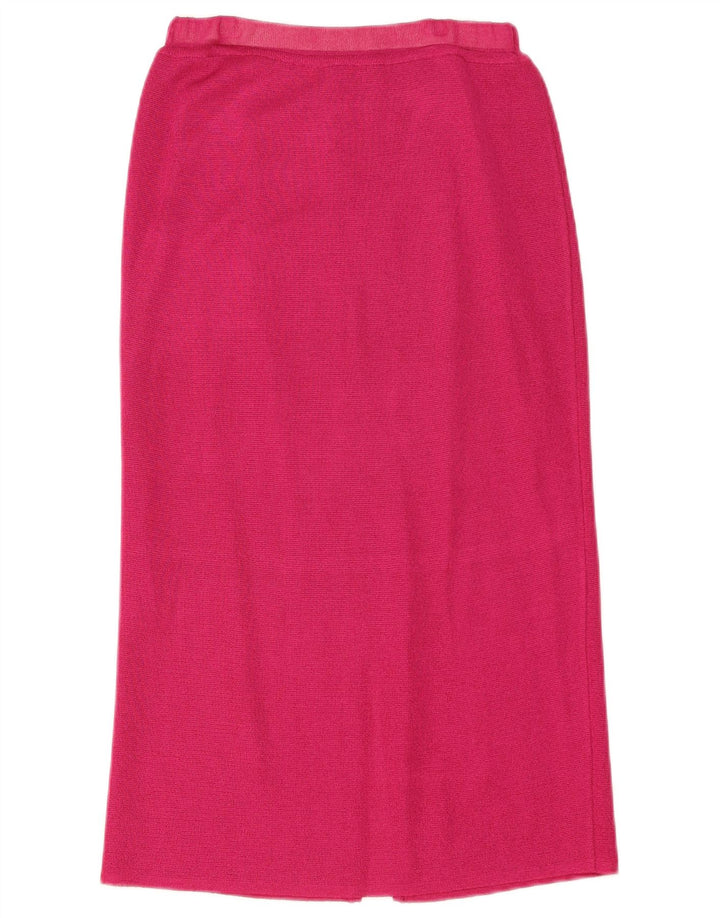 FRANCESCA Damen Midirock Medium W28 Rosa Viskose