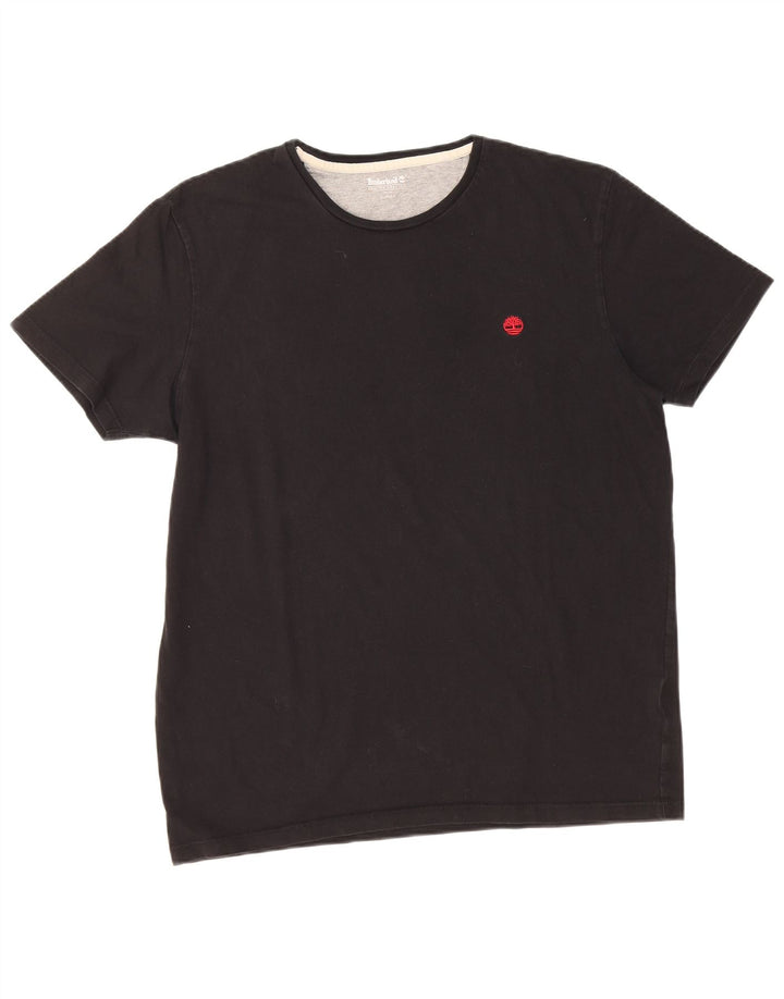 Timberland Herren Slim Fit T-Shirt Top Mittelschwarz