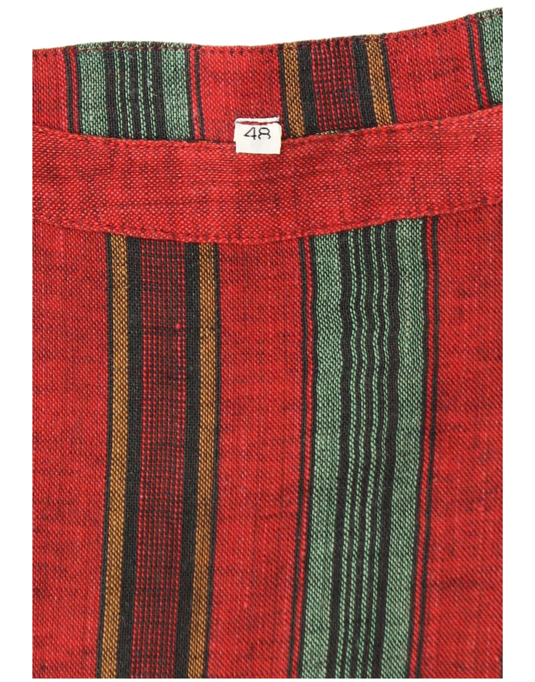 Vintage Damen Tunikakleid IT 48 XL Rot gestreift