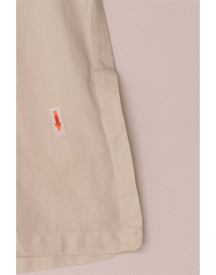 Max Mara Damen Blusenoberteil UK 14 Large Weiß