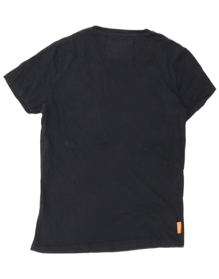 Superdry Herren T-Shirt-Oberteil aus Baumwolle in mittlerem Marineblau