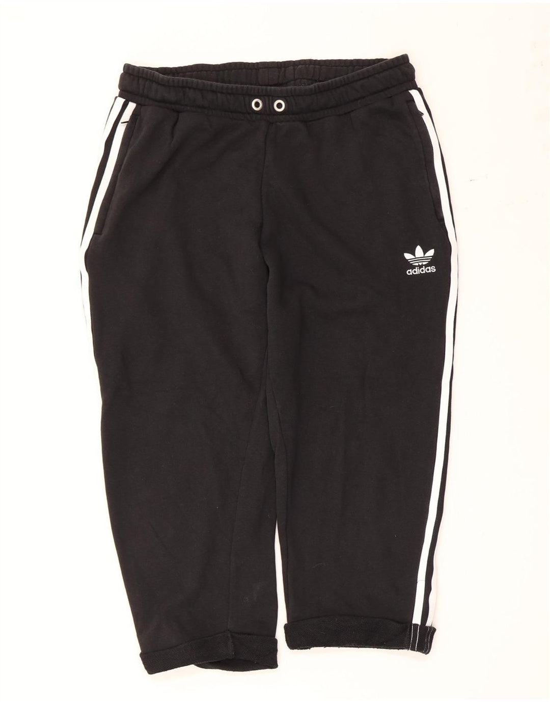 Adidas Herren Capri-Trainingshose, große schwarze Baumwolle