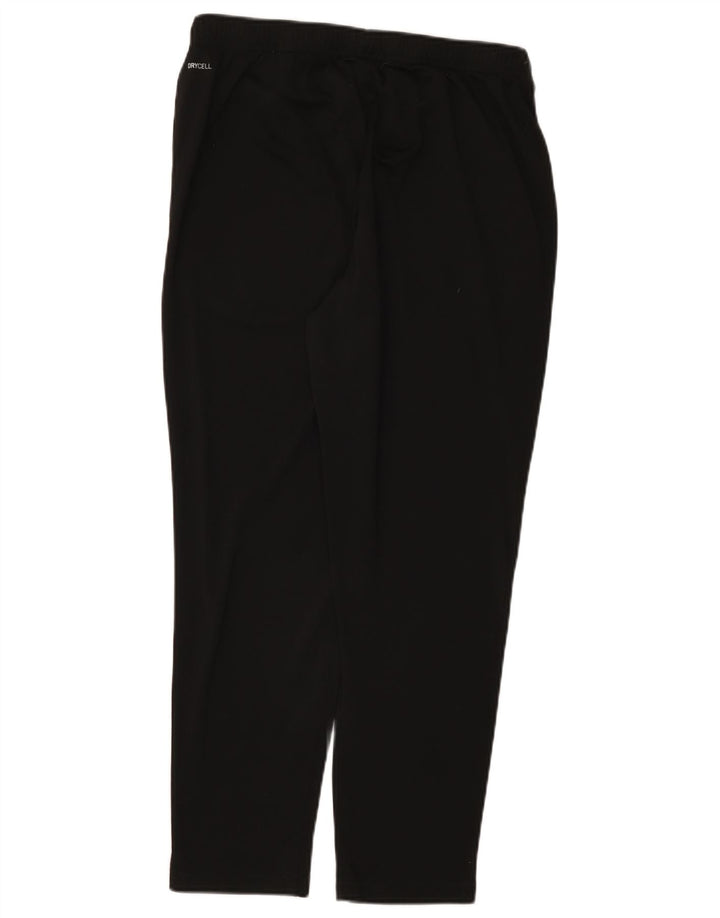Puma Herren-Trainingshose, groß, aus schwarzem Polyester