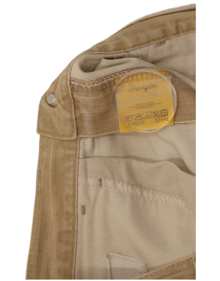 Wrangler Herren Bootcut Jeans W31 L27 Beige Baumwolle