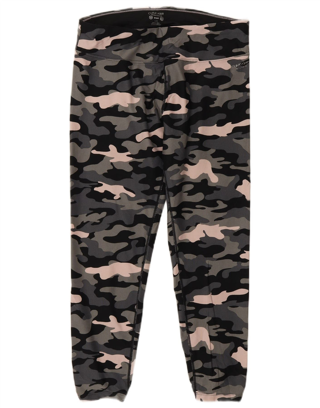 Calvin Klein Damen Performance Leggings UK 16 Large Mehrfarbig