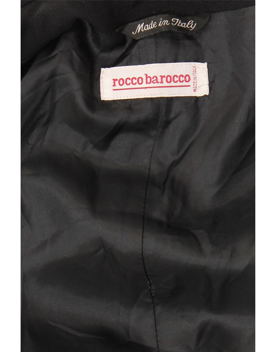 Roccobarocco Damen Longline 3-Knopf-Blazerjacke UK 16 Large Schwarz