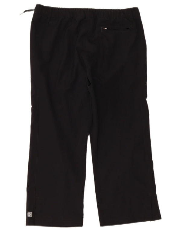 Nike Damen Dri Fit Capri Trainingshose UK 10 Small Schwarz