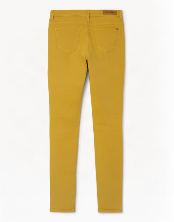 Zara Damen Trafaluc Skinny Jeans EU 38 Small W28 L30 Gelb