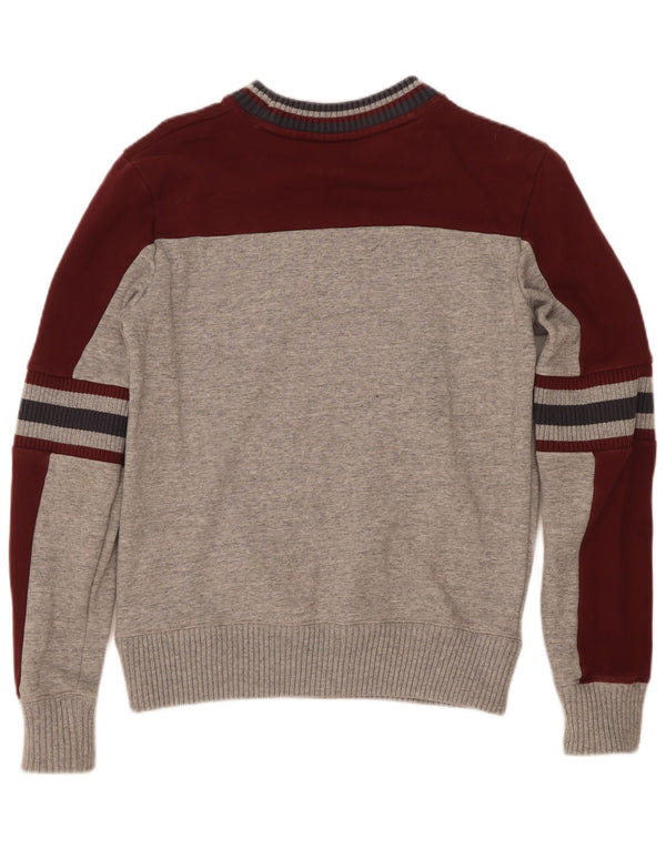 Champion Herren-Sweatshirt mit Grafik, XS, Grau, Colourblock-Baumwolle