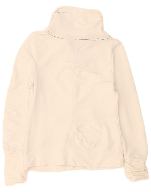 Nike Damen-Trainingsanzug-Oberteiljacke UK 14/16 Large Weiß