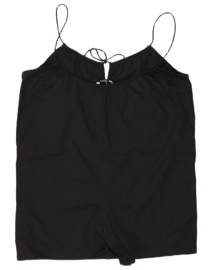 Zara Damen Playsuit UK 18 XL Schwarz