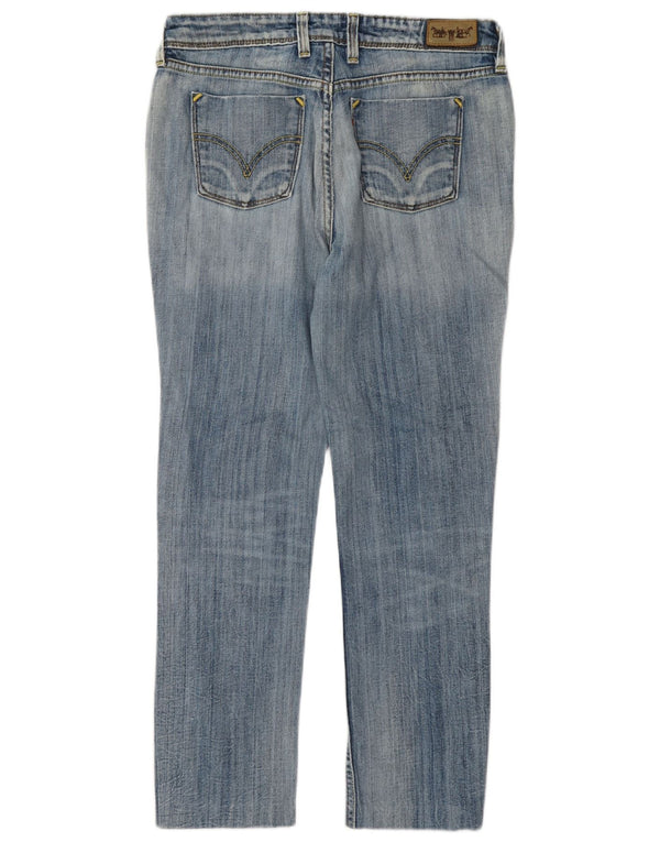 Levi's Damen 627 Crop Straight Jeans W30 L26 Blau