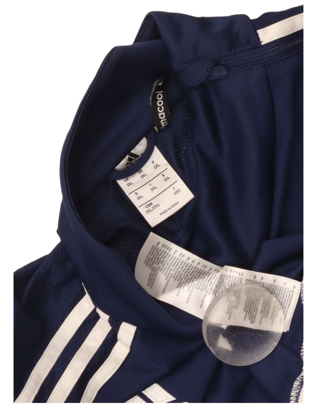 Adidas Herren Climacool Zip Neck Pullover Trainingsanzug Top 2XL Marineblau