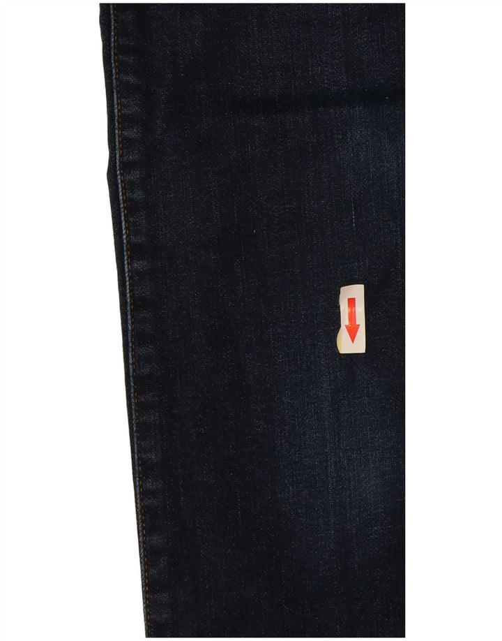 Diesel Damen Straight Jeans W27 L32 Marineblaue Baumwolle
