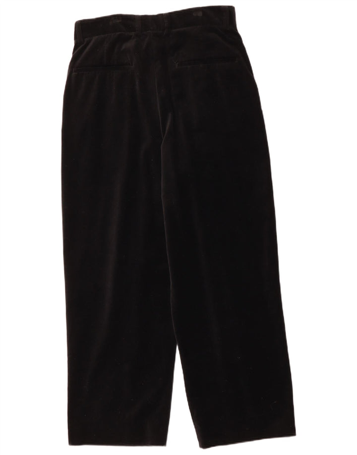 ZARA Herren Chinohose mit Pegged, EU 38, Größe S, W30, L28, schwarze Baumwolle