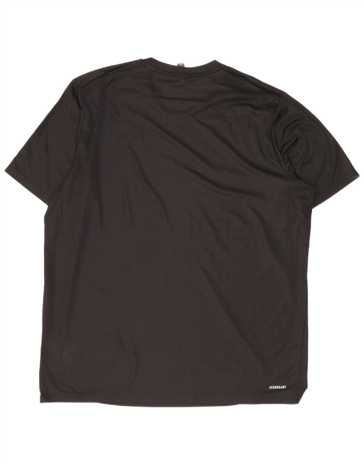 Adidas Herren Aeroready T-Shirt Top XL Schwarz Polyester