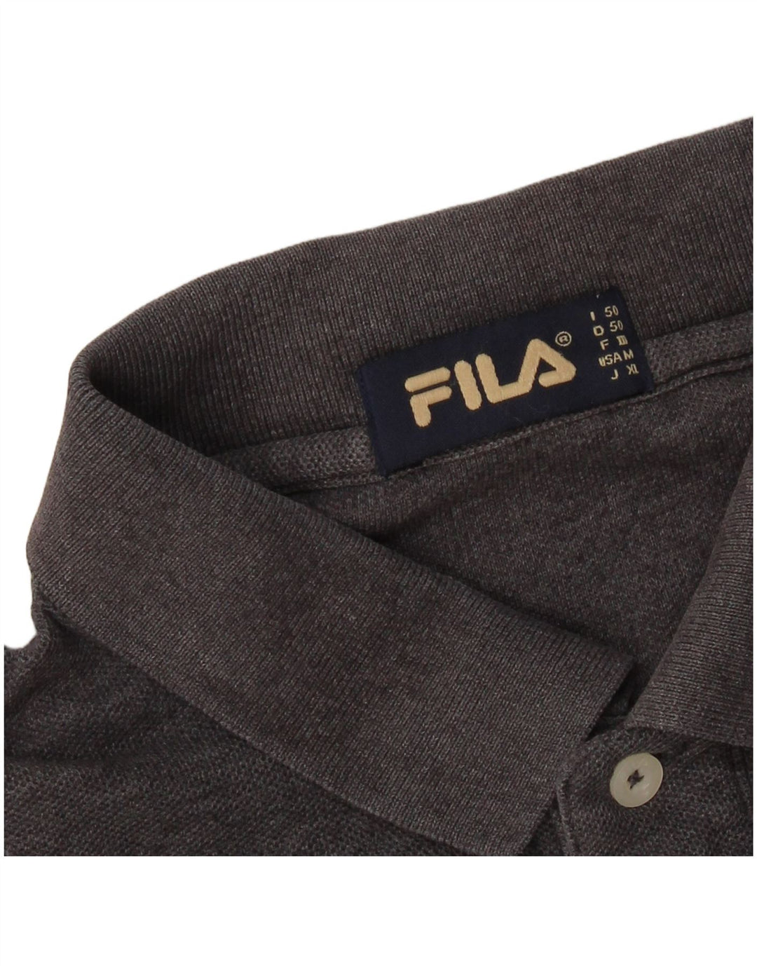 FILA Herren Poloshirt IT 50 Mittelgrau