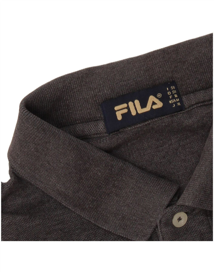 FILA Herren Poloshirt IT 50 Mittelgrau