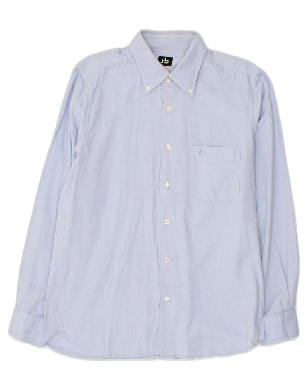 ROCCOBAROCCO Mens Shirt Size 43 17 Large Blue | Vintage Roccobarocco | Thrift | Second-Hand Roccobarocco | Used Clothing | Messina Hembry 
