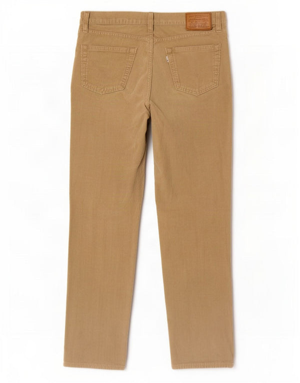 Levi's Herren gerade Cordhose W34 L29 Beige Baumwolle