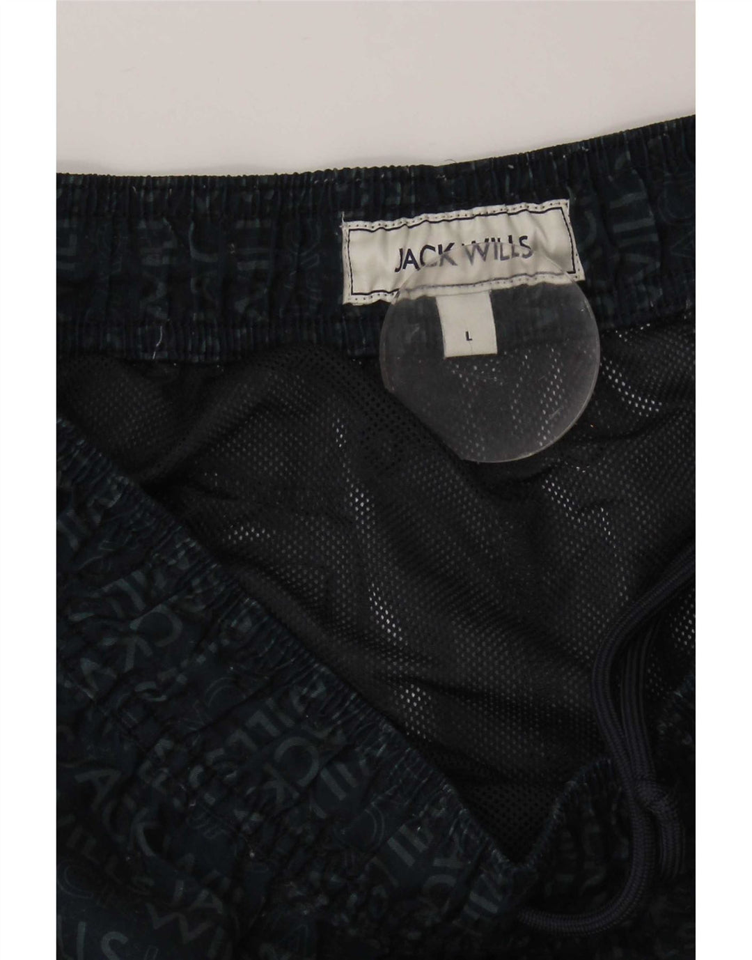 Jack Wills Herren-Badeshorts, Größe L, Marineblau