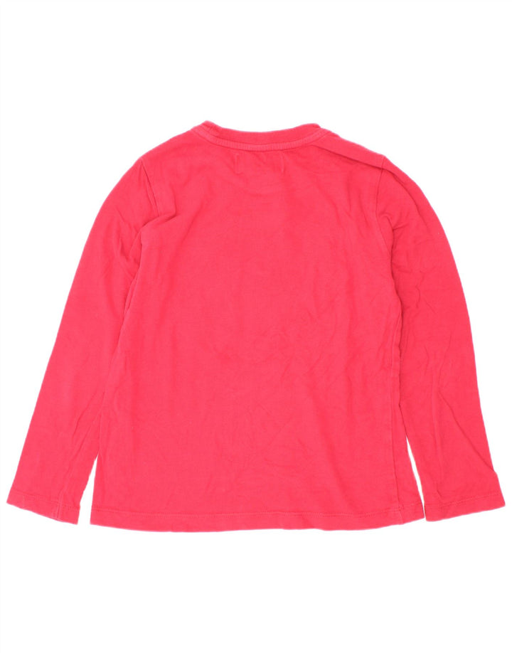 Moschino Jungen Grafik-Top, langärmelig, 5–6 Jahre, Rot