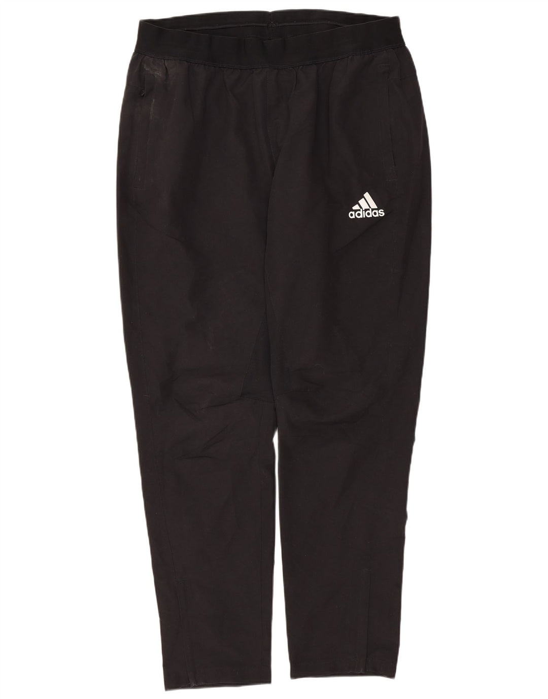Adidas Herren-Trainingshose, groß, aus schwarzem Polyester