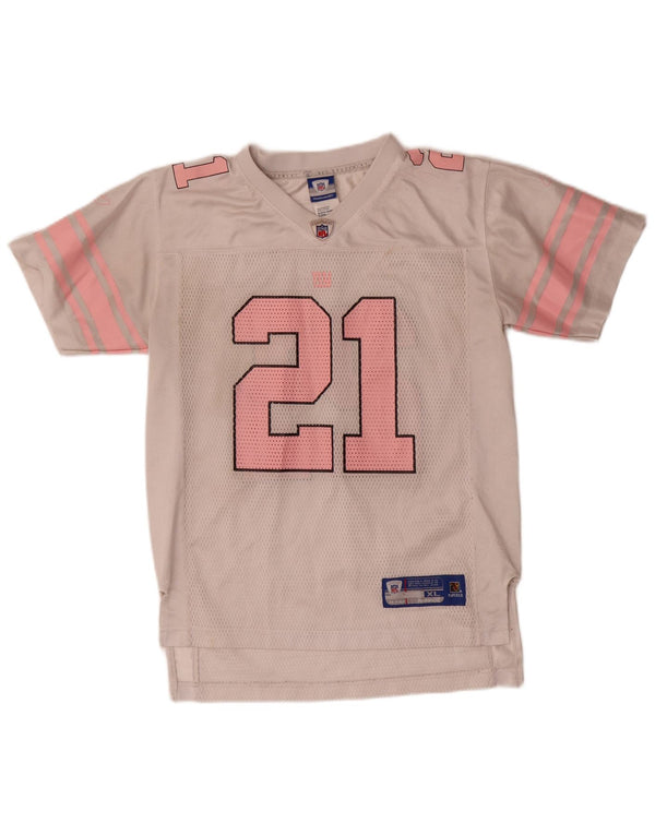 Reebok Jungen NFL Graphic T-Shirt Top 14–15 Jahre XL Weiß Farbblock