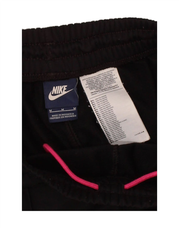 NIKE Womens Tracksuit Trousers UK 14 Medium  Black Colourblock Polyester Vintage Nike and Second-Hand Nike from Messina Hembry 