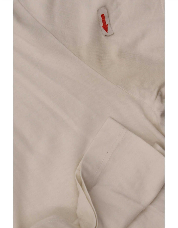 Fred Perry Herren T-Shirt Top Große weiße Baumwolle