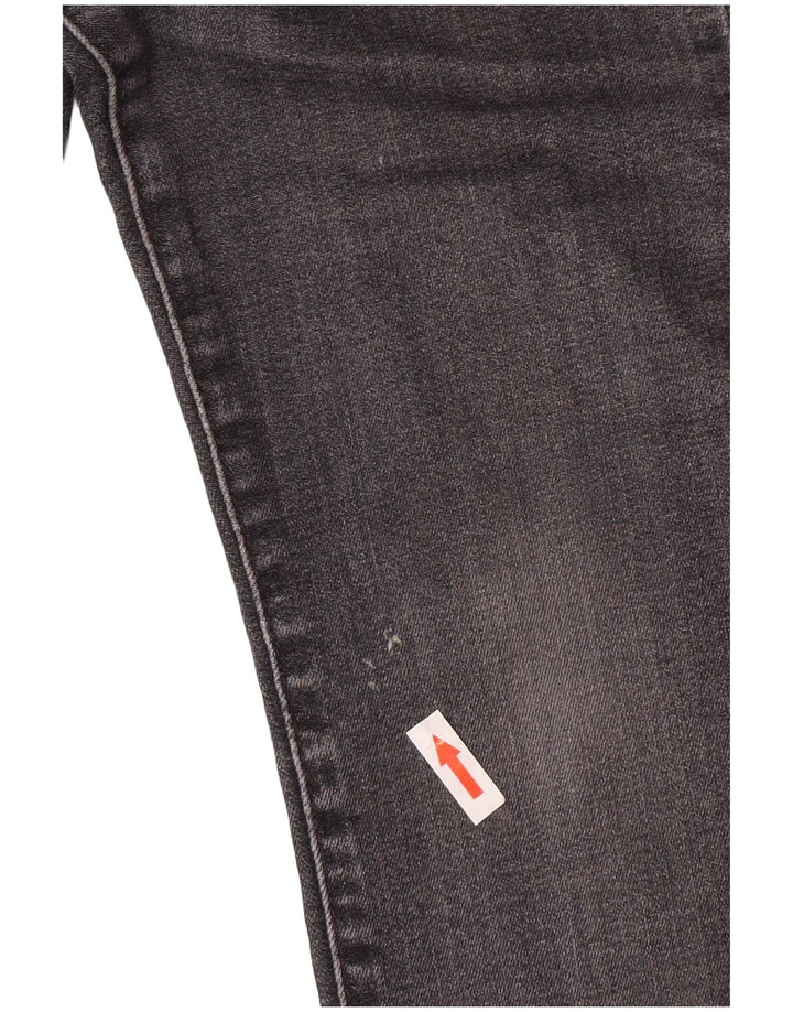 Levi's Damen 721 Skinny Jeans W28 L28 Grau Lyocell