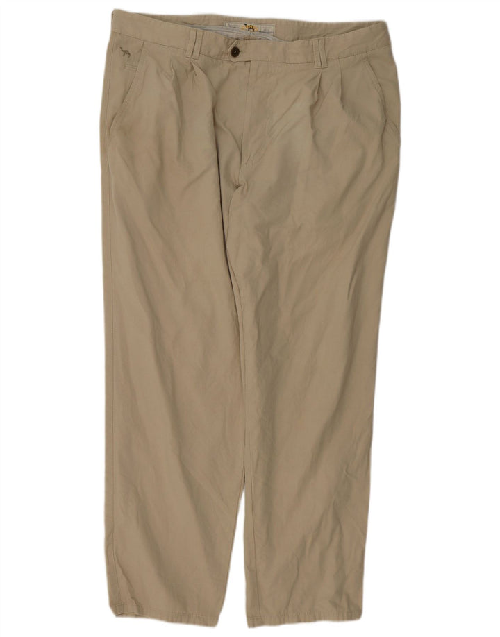 CAMEL ACTIVE Herren-Anzughose mit Pegged-Anzug, W40 L30, beige Baumwolle