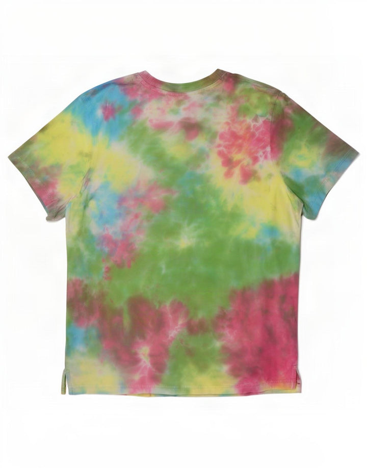 Fila Damen T-Shirt Top UK 12 Medium Mehrfarbig Tie Dye