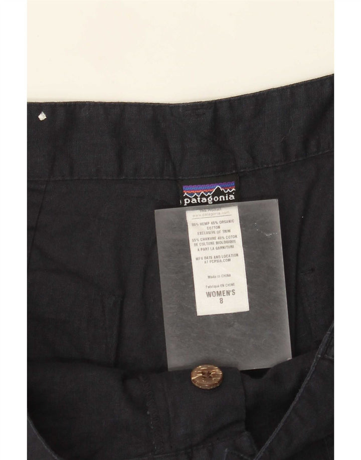 Patagonia Damen Chino-Shorts US 8 Medium W30 Marineblaue Baumwolle