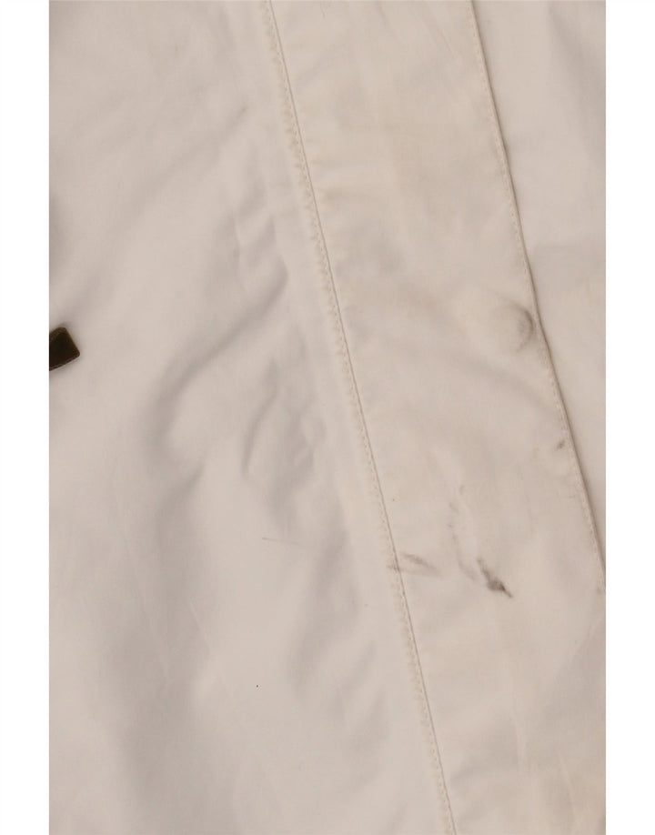 Helly Hansen Damen-Regenjacke mit Kapuze, UK 16, Größe L, Weiß, Polyester
