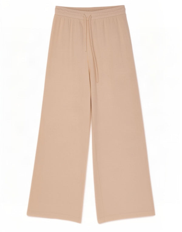 Zara Damen-Trainingshose mit weitem Bein, Gr. 8, Weiß