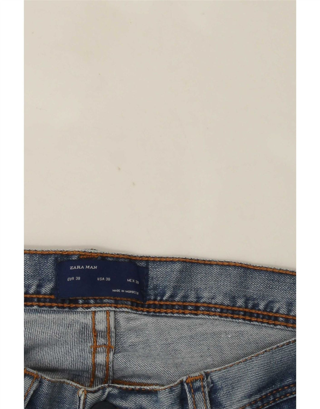 Zara Herren Slim Jeans EU 38 Small W30 L32 Blau
