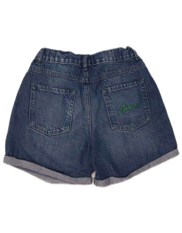 Guess Mädchen-Jeansshorts, 11–12 Jahre, W26, blau, Lyocell-Klassiker