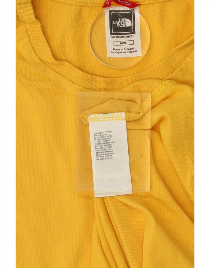 THE NORTH FACE Mens T-Shirt Top Medium Yellow Cotton Vintage The North Face and Second-Hand The North Face from Messina Hembry 