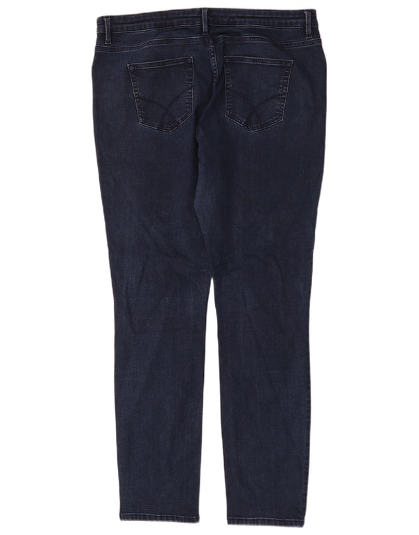 Crew Clothing Damen Skinny Jeans UK 18 XL W36 L30 Marineblau Baumwolle