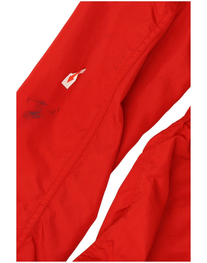 Zara Damen-Militär-Regenjacke mit Kapuze, UK 14, großes rotes Nylon