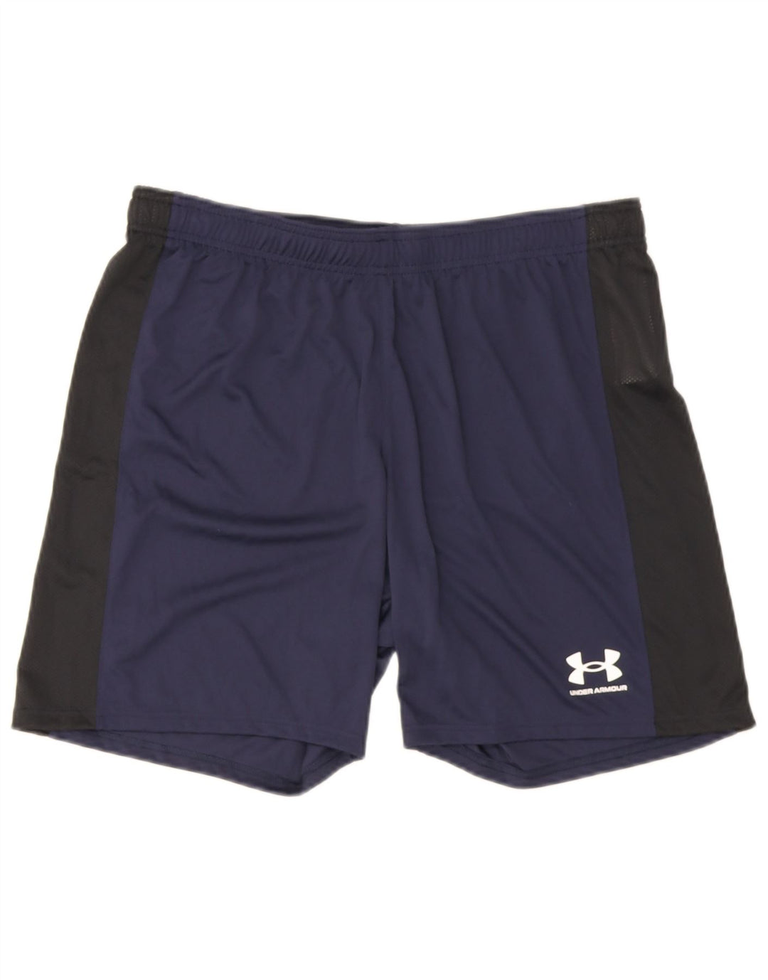 Under Armour Herren-Sportshorts XL Marineblaues Colourblock-Polyester
