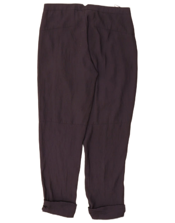 Topshop Damen Gerade Freizeithose UK 6 XS W26 L26 Marineblau Polyester