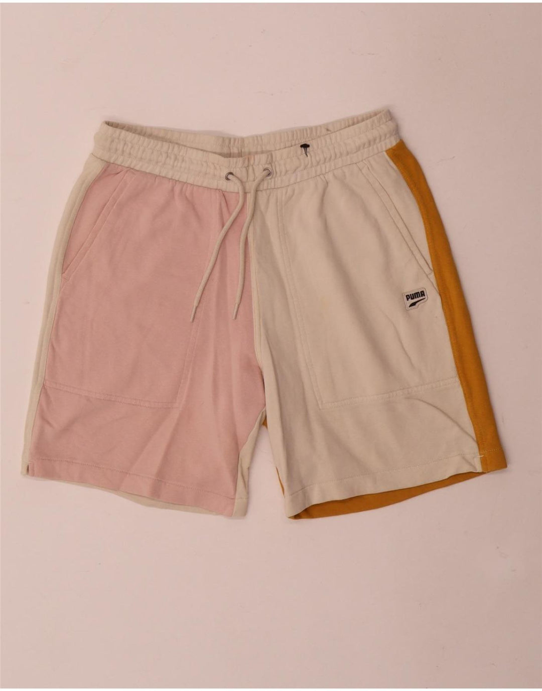 Puma Herren-Sportshorts, mittelgroß, mehrfarbig, Colourblock-Baumwolle
