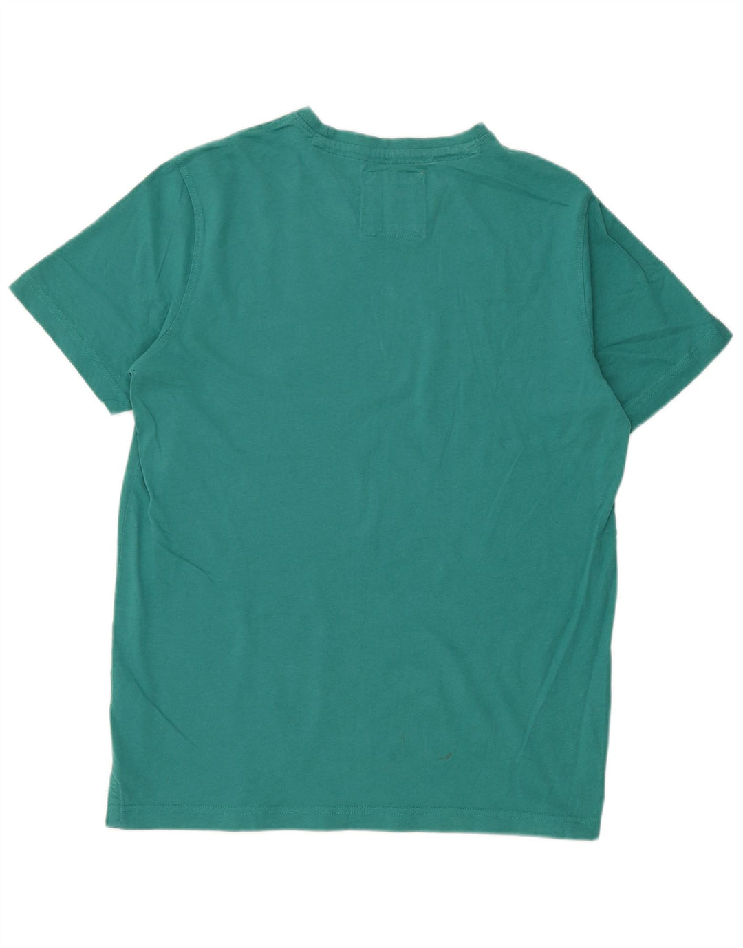 Crew Clothing Herren-T-Shirt aus mittelgrüner Baumwolle