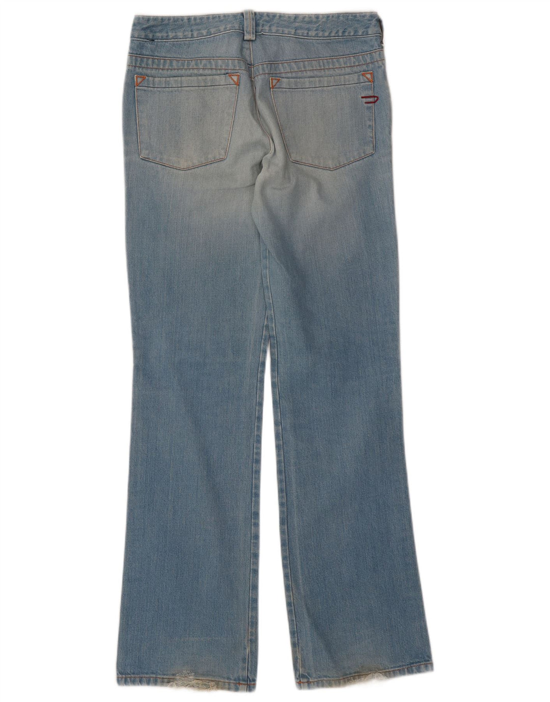 Diesel Damen Bootcut Jeans W32 L34 Blaue Baumwolle