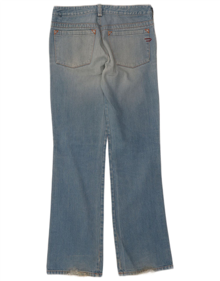 Diesel Damen Bootcut Jeans W32 L34 Blaue Baumwolle